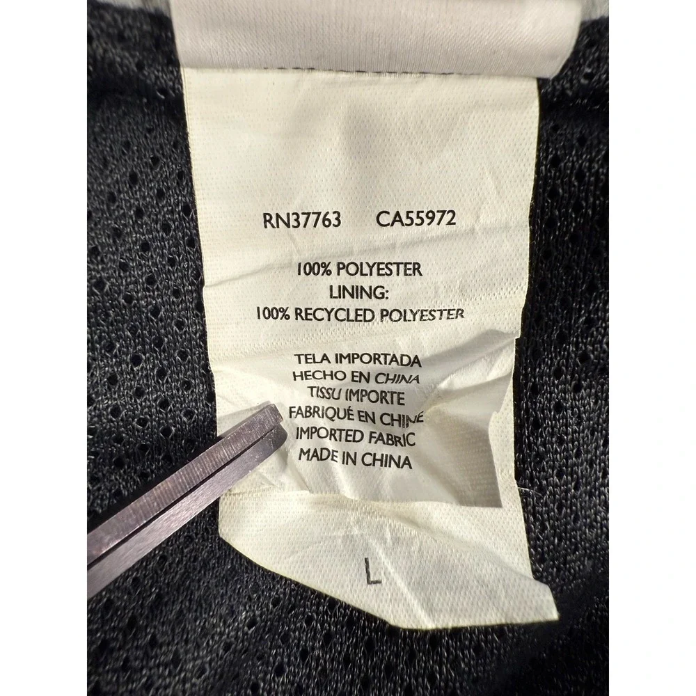 Nike Swim Trunks Men's Large Gray‎ Orange Mesh Lined Board Shorts Drawstring